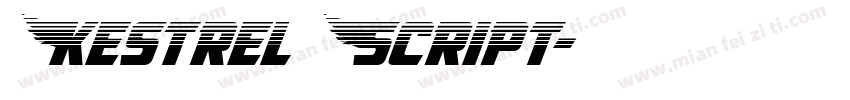 Kestrel Script字体转换